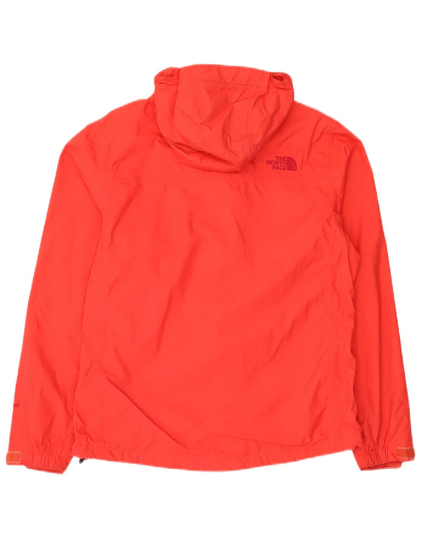 The North Face Womens Hyvent Hooded Oversized Rain Jacket UK 10 Small Red