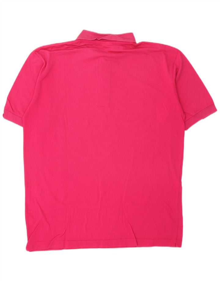 DIADORA Mens Polo Shirt Large Pink Cotton