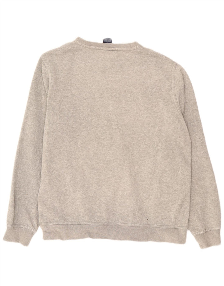 Nike Mens Sweatshirt Jumper Large Grey Flecked Cotton