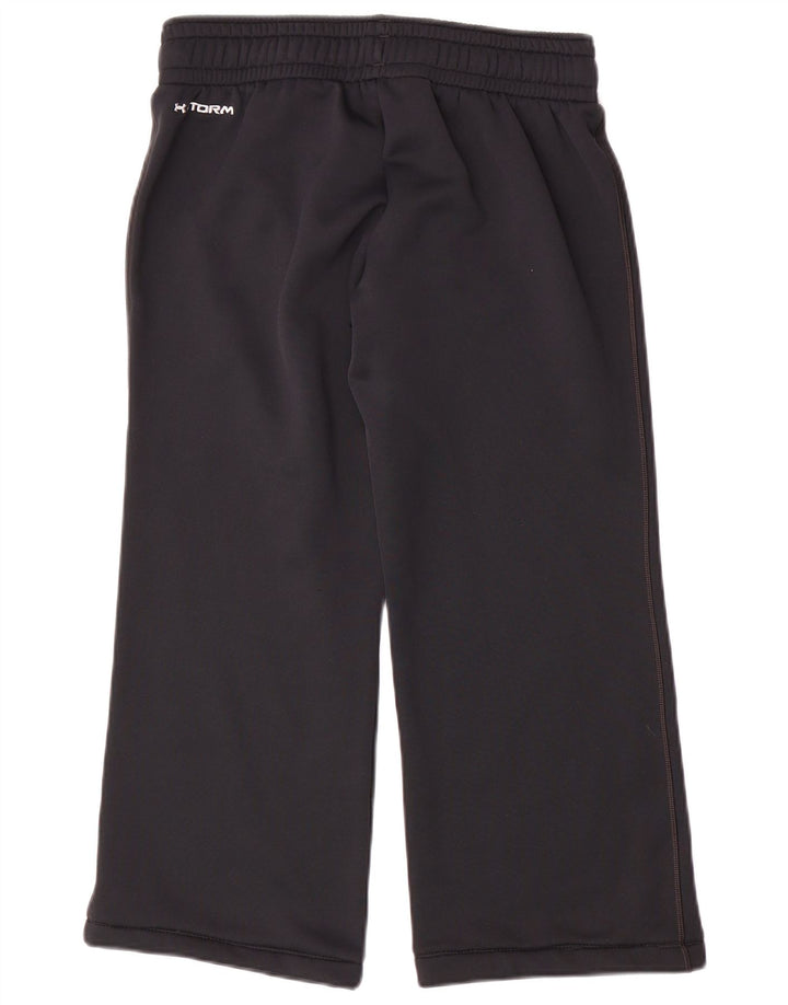 UNDER ARMOUR Womens Crop Tracksuit Trousers UK 10 Small  Black