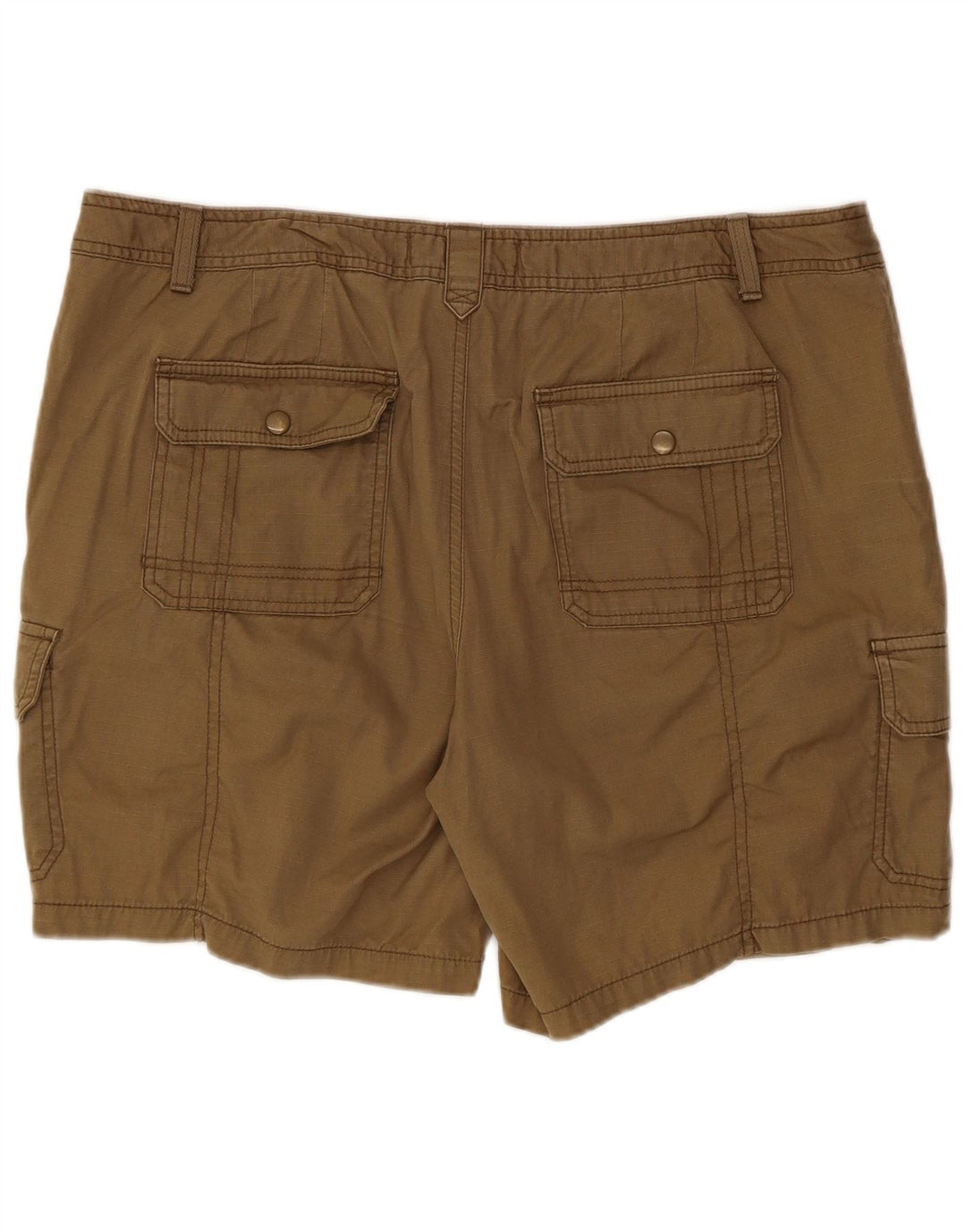 Eddie Bauer Womens Cargo Shorts US 16 2XL W40 Khaki Cotton