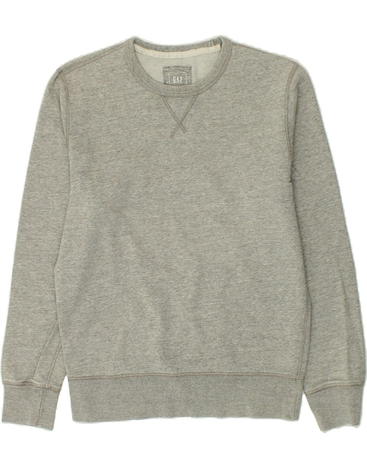 GAP Womens Sweatshirt Jumper UK 10 Small Grey Cotton Vintage Gap and Second-Hand Gap from Messina Hembry 