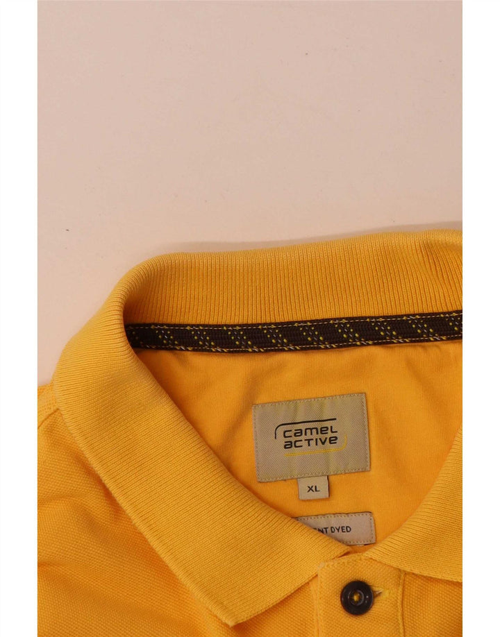 Camel Active Mens Polo Shirt XL Yellow