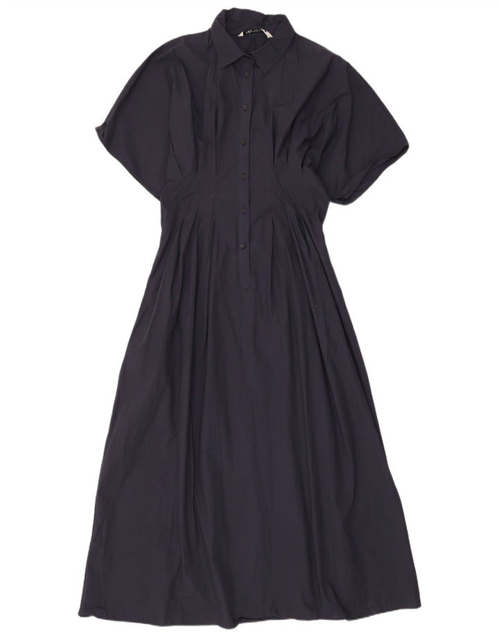Zara Womens Maxi Dress UK 12 Medium Navy Blue