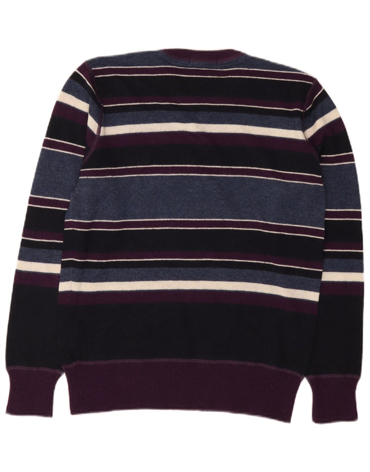North Sails Mens Crew Neck Jumper Sweater Small Multicoloured Striped Wool