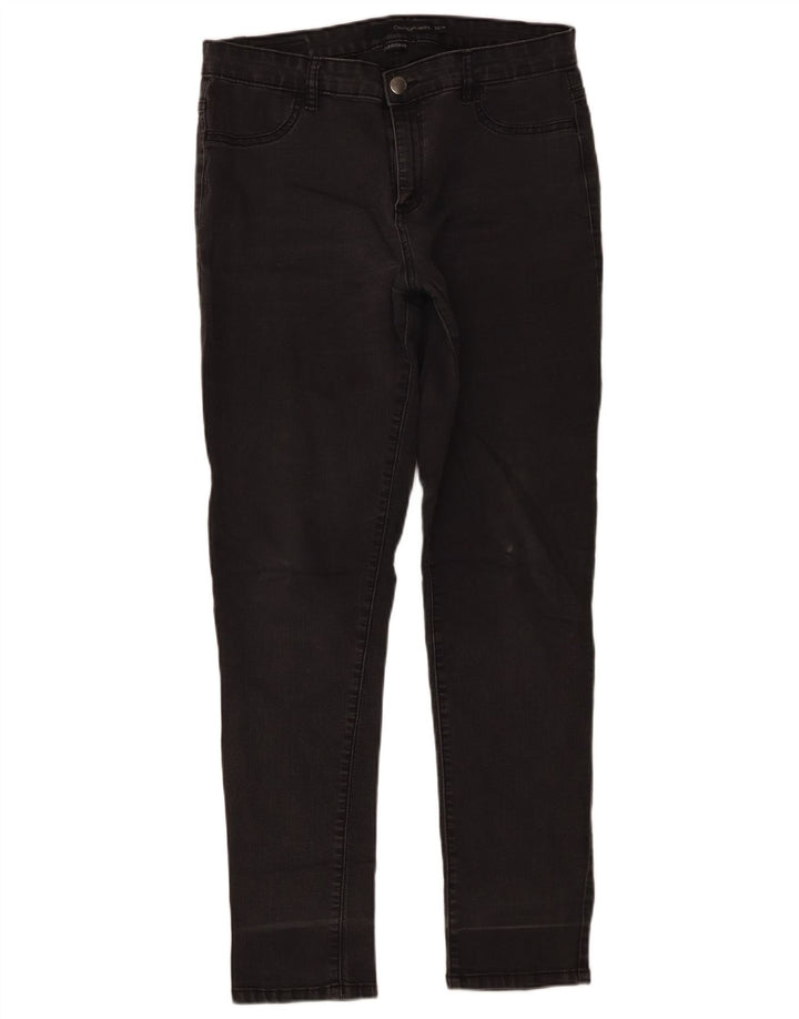 Calvin Klein Womens Legging Jeans US 14 Large W32 L30 Grey Cotton