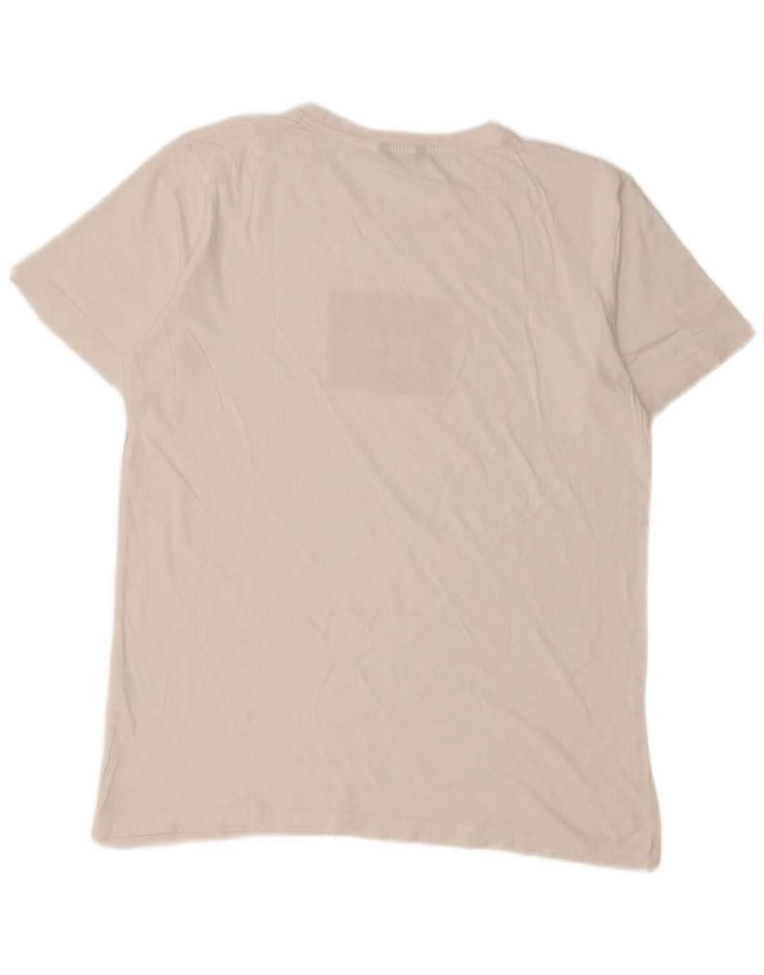 Carrera Mens Graphic T-Shirt Top Medium White Cotton