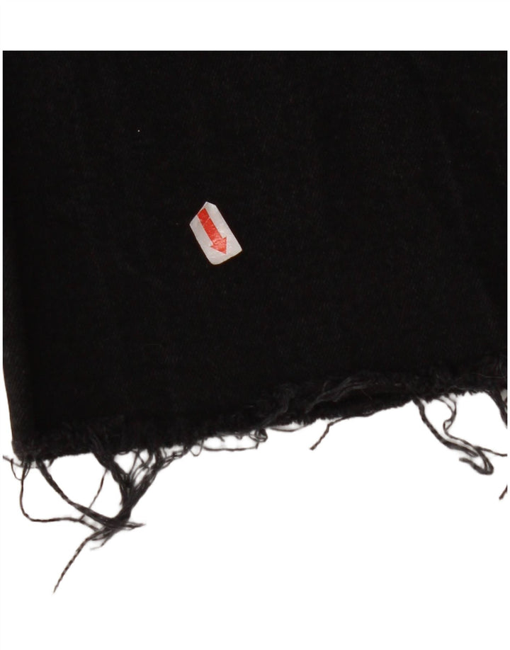 ZARA Womens Cropped Jeans EU 40 Medium W30 L24 Black