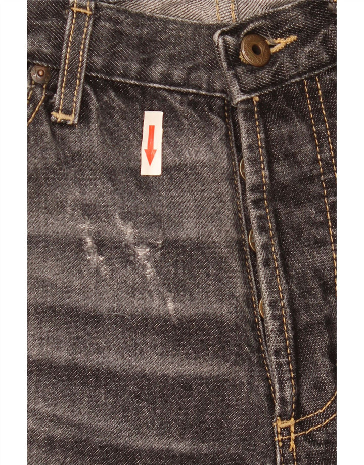 Roy Rogers Mens Straight Jeans W32 L35 Grey Cotton