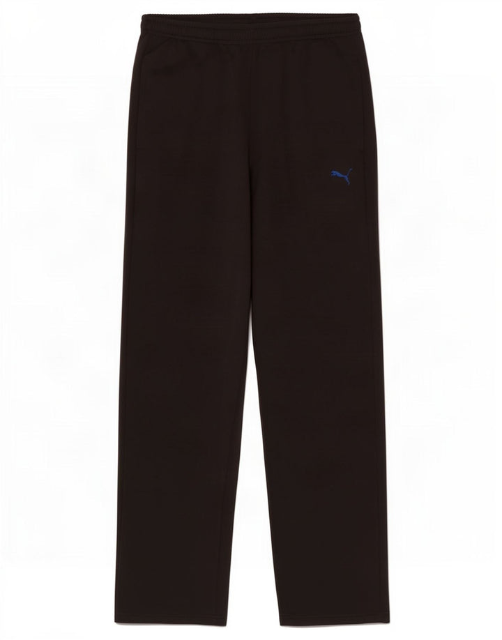 Puma Mens Tracksuit Trousers Large Black Polyester