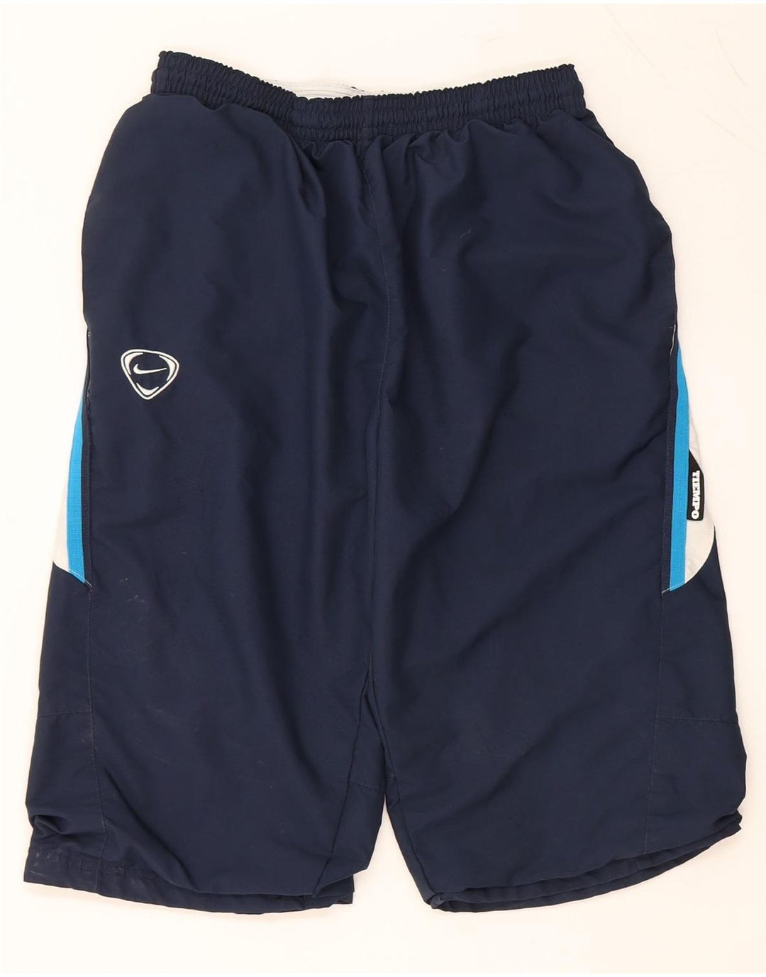 NIKE Mens Sport Shorts Medium  Navy Blue Colourblock Polyester