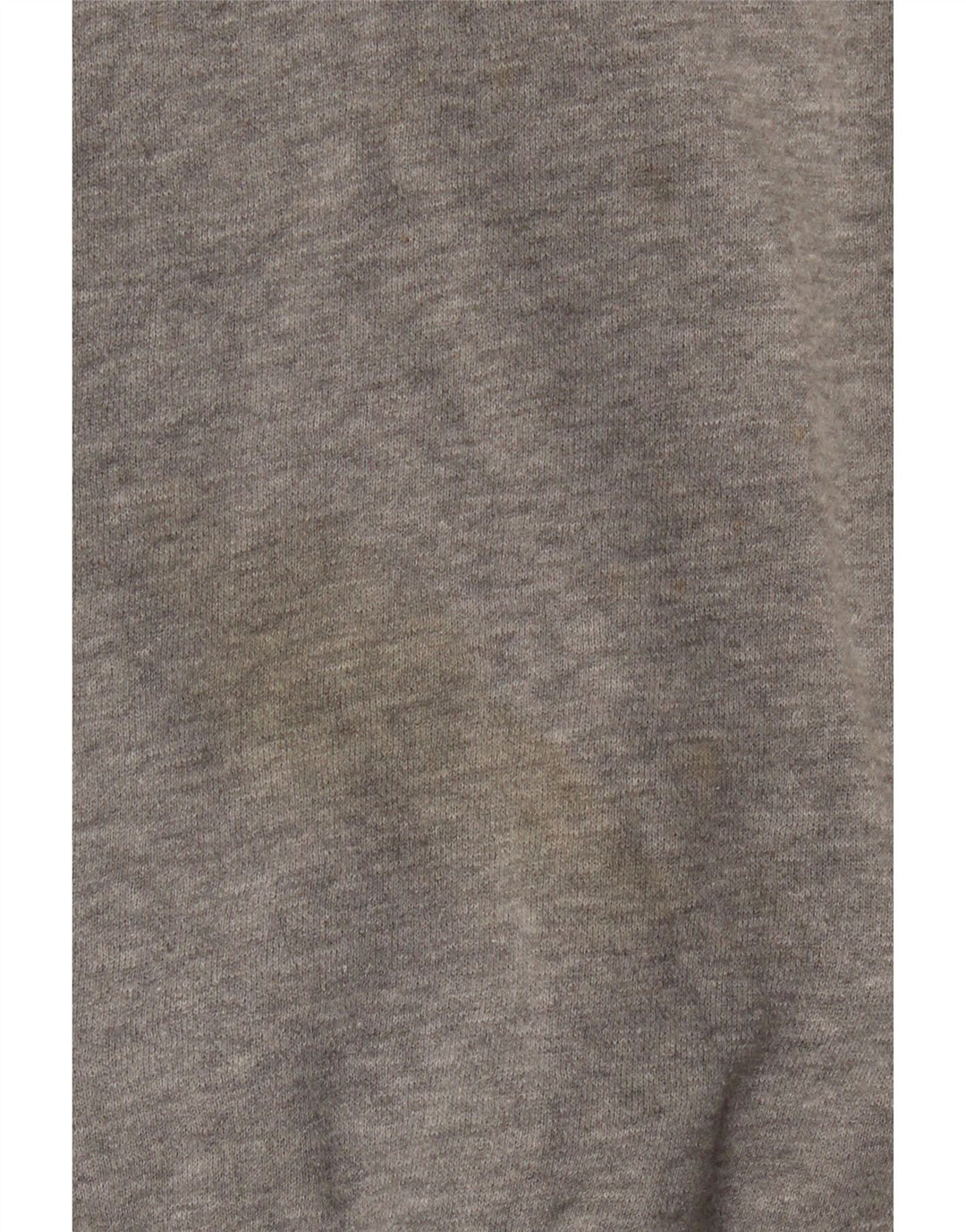 Izod Mens Zip Neck Sweatshirt Jumper Large Grey Flecked Cotton