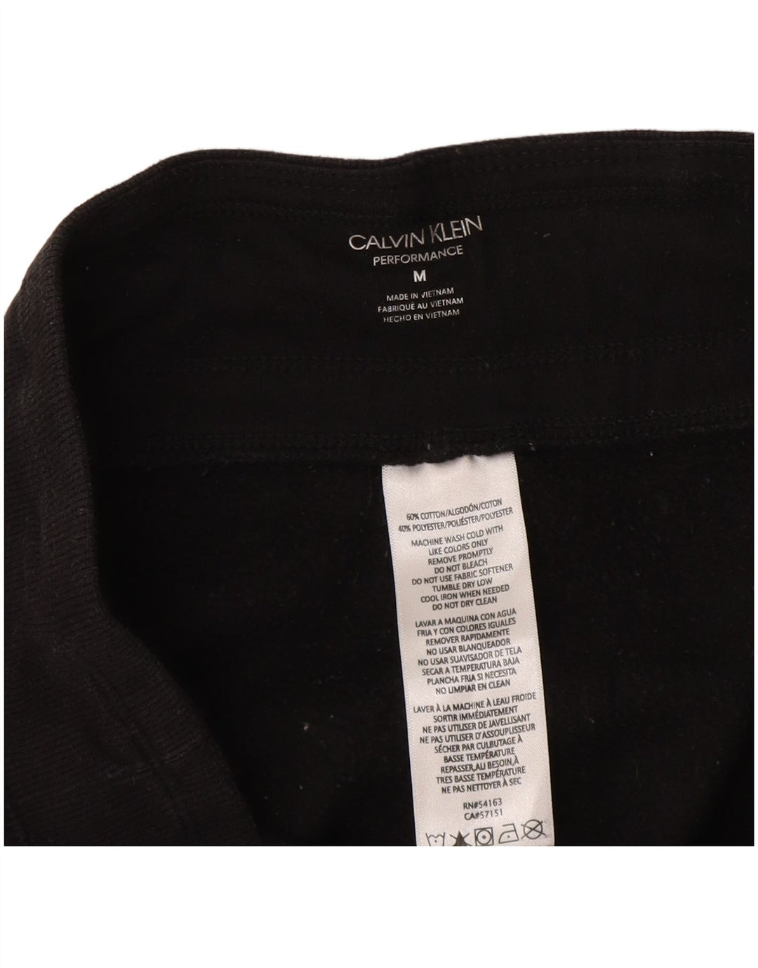 CALVIN KLEIN Womens Tracksuit Trousers Joggers UK 14 Medium Black