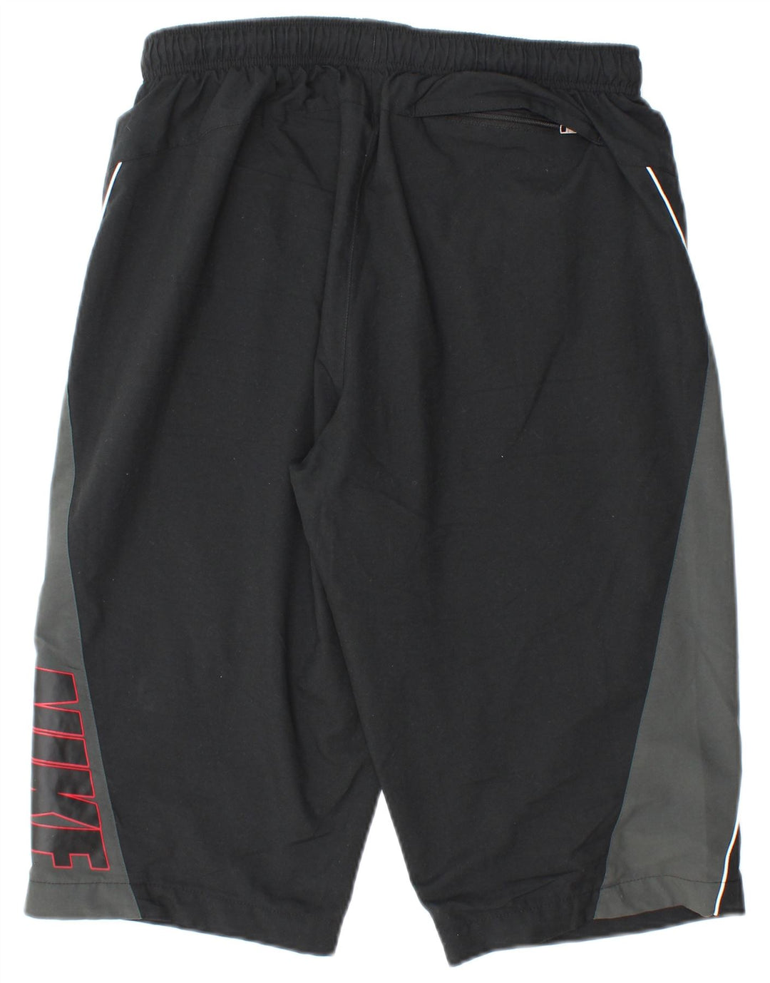 Nike Mens Graphic Bermuda Sport Shorts Medium  Black Colourblock Polyester