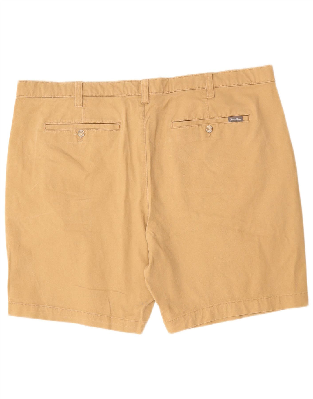 Eddie Bauer Mens Slim Chino Shorts W44 2XL Beige Cotton