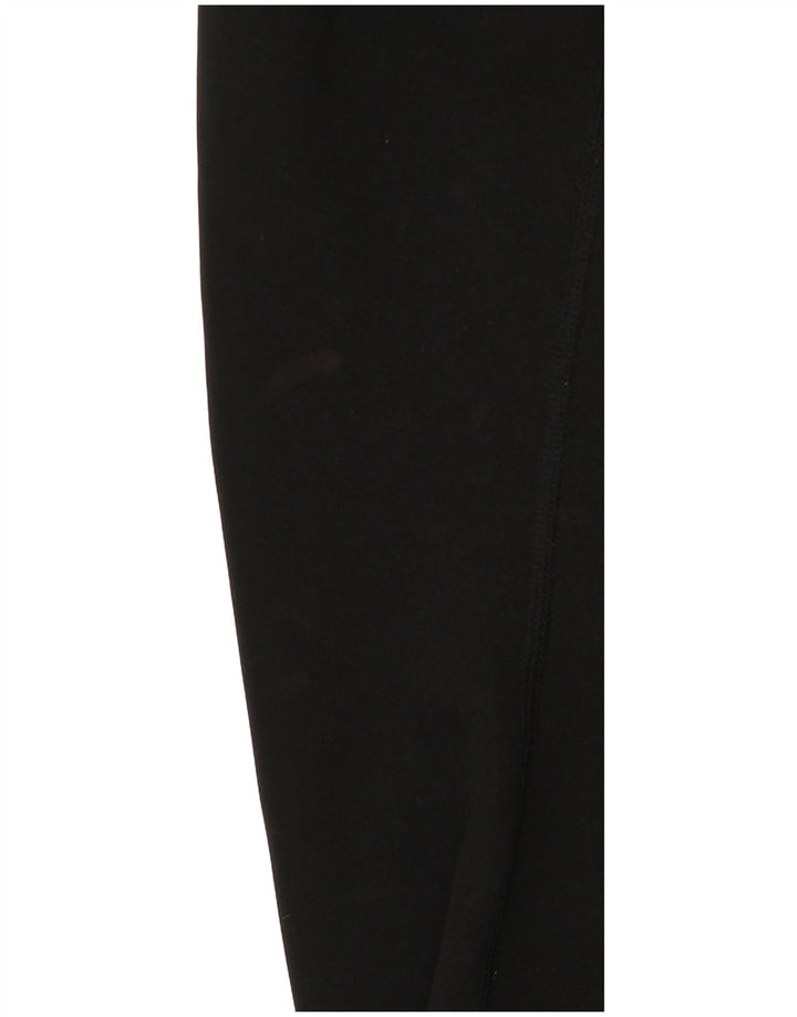 Adidas Womens Leggings UK 8/10 Small  Black Polyester