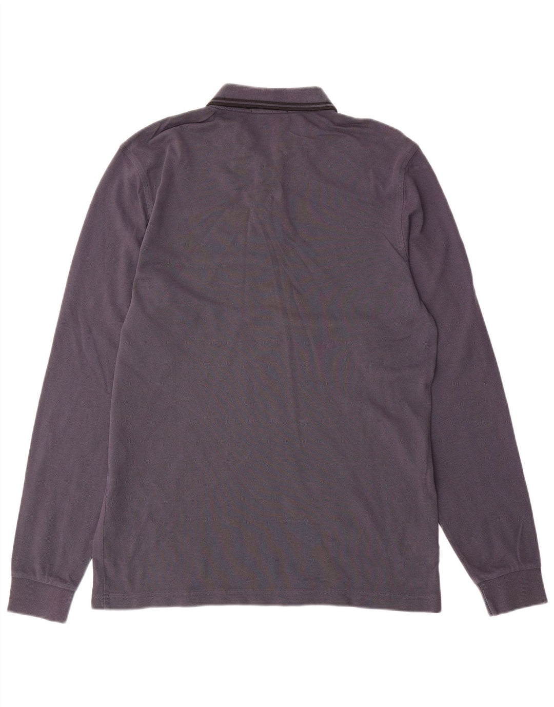 Fred Perry Mens Long Sleeve Polo Shirt Large Grey Cotton