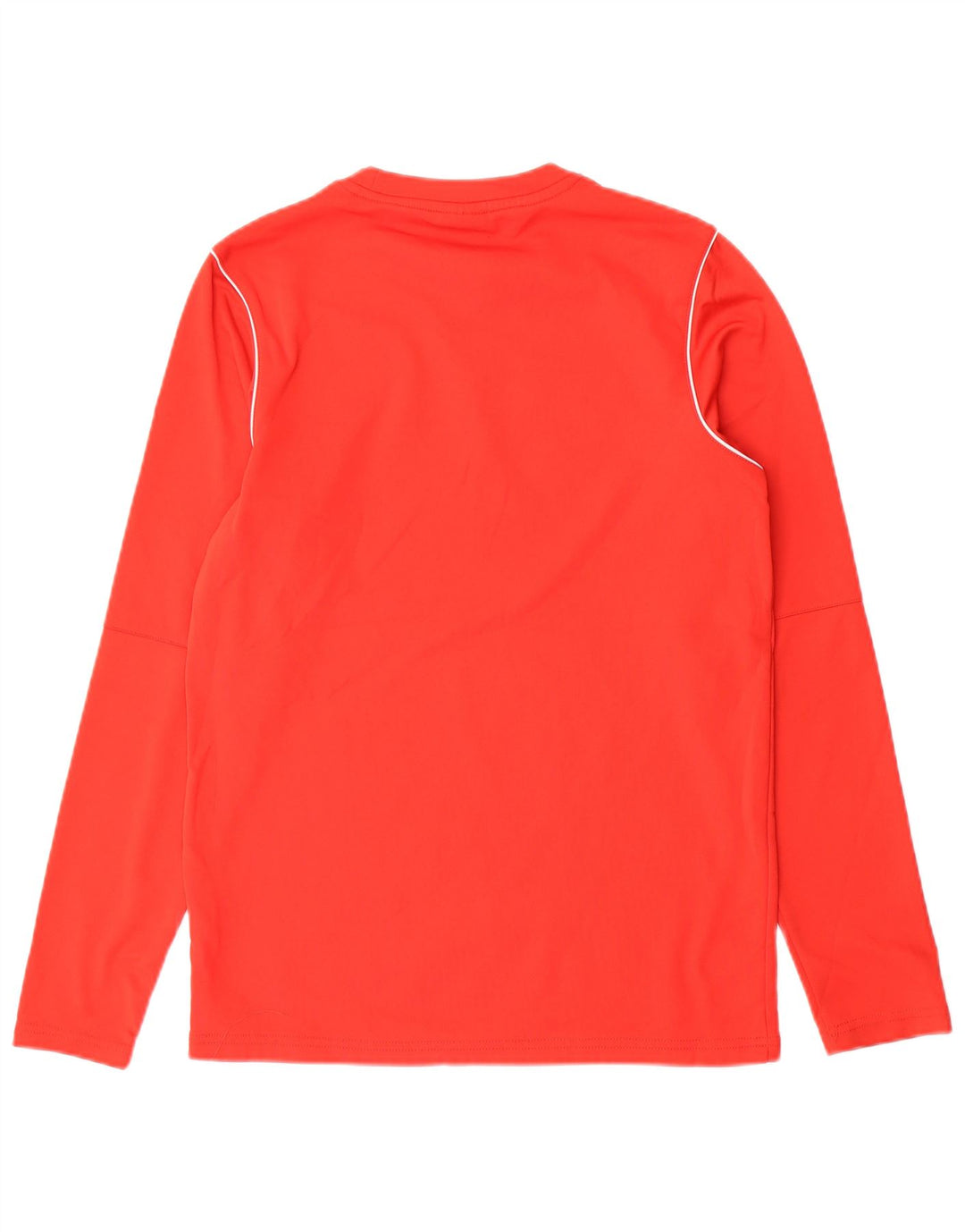Nike Mens Dri Fit Top Long Sleeve Small Red Polyester