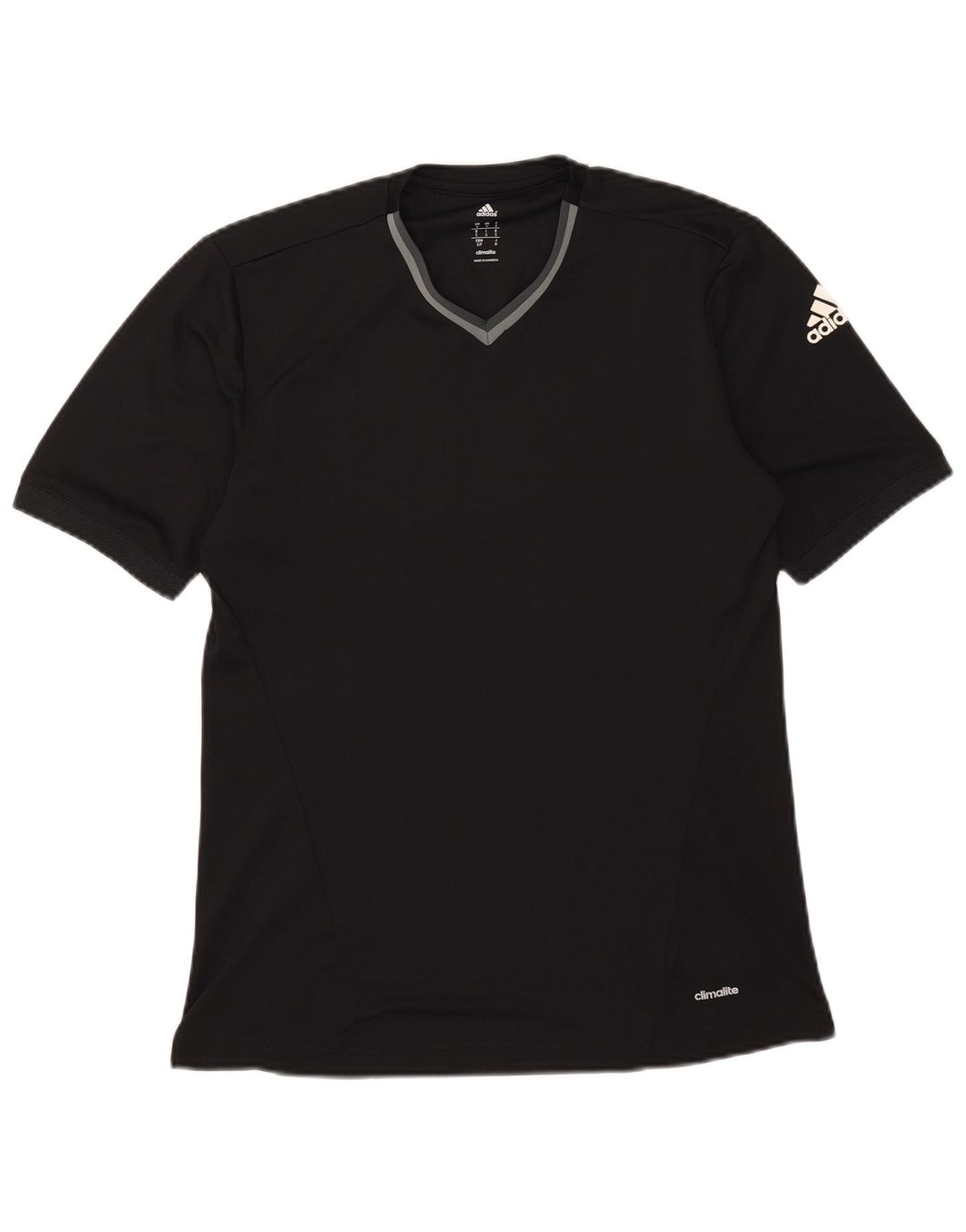 Adidas Mens Climalite T-Shirt Top Small Black Polyester