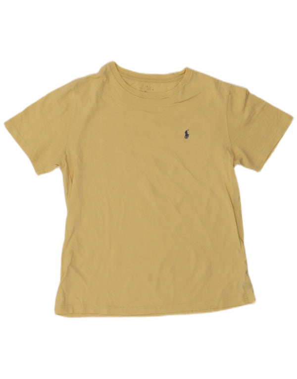 Polo Ralph Lauren Mens T-Shirt Top Large Yellow Cotton
