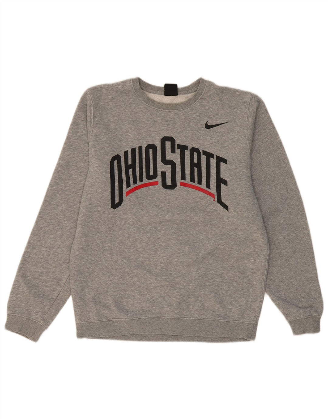 NIKE Mens Ohio State Graphic Sweatshirt Jumper Small Grey Cotton