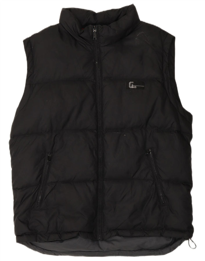 GAS Mens Padded Gilet UK 44 2XL Black
