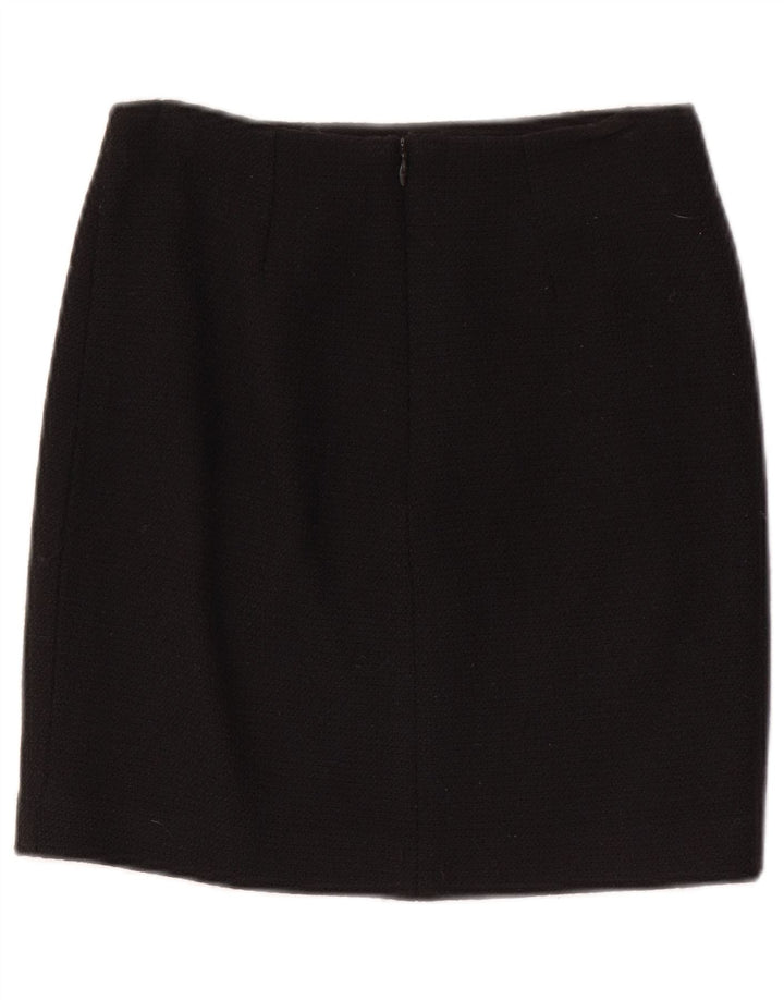 Etam Womens Mini Skirt IT 36 XS W24 Black Wool