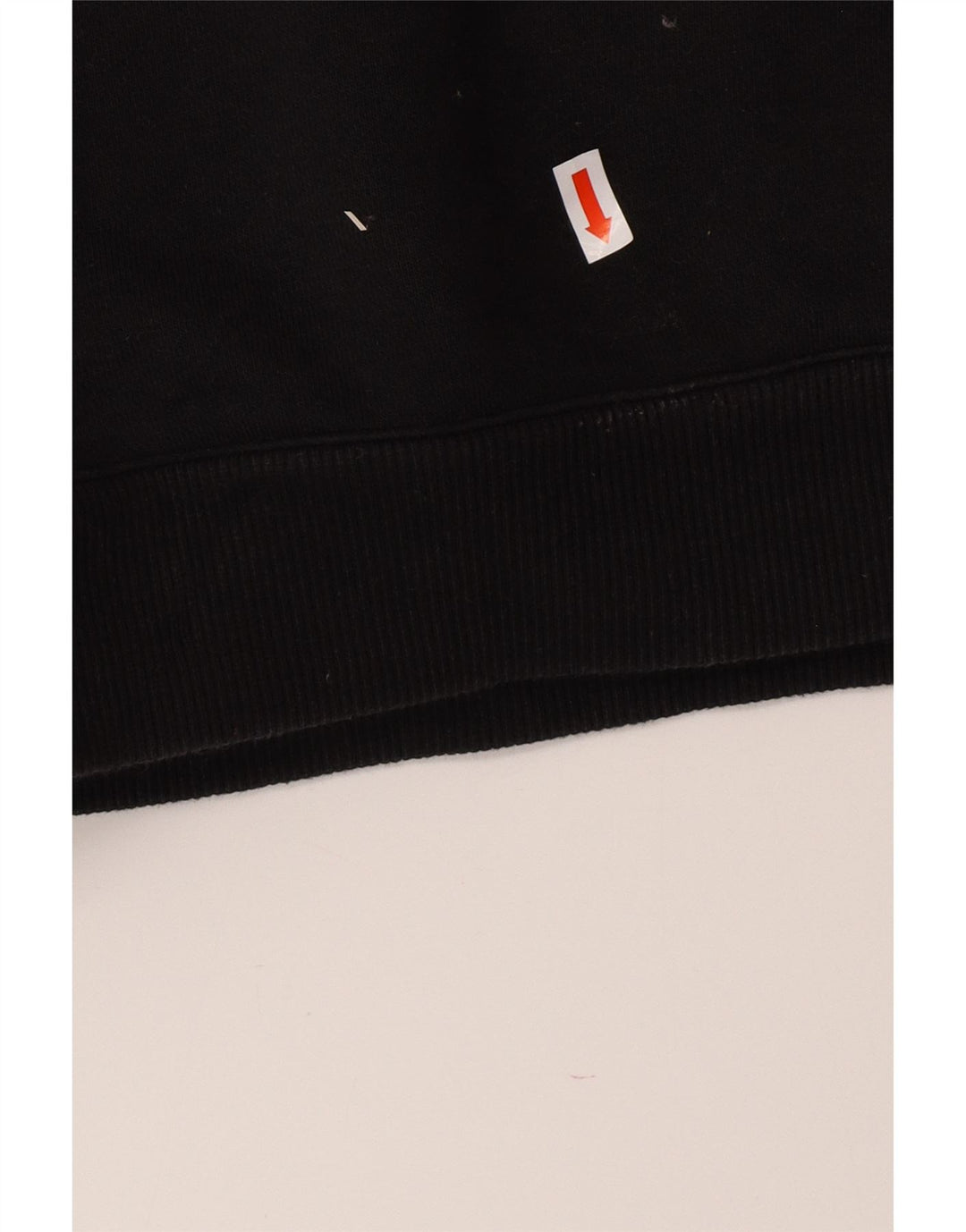 REEBOK Mens Graphic Hoodie Jumper XL Black Cotton