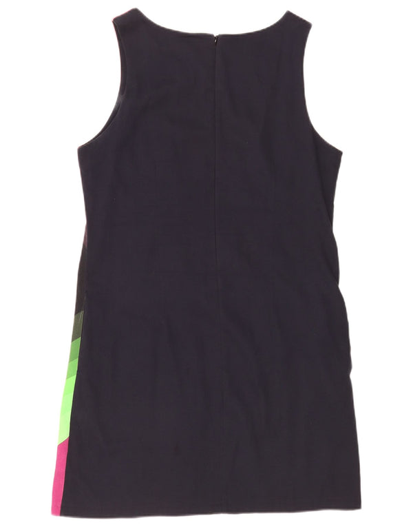 Desigual Womens Graphic Sheath Dress EU 42 Large Multicoloured Geometric
