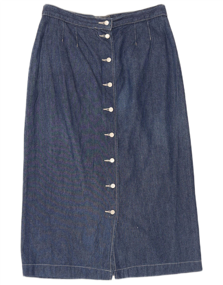 RIFLE Womens Denim Skirt W31 Medium Blue Cotton