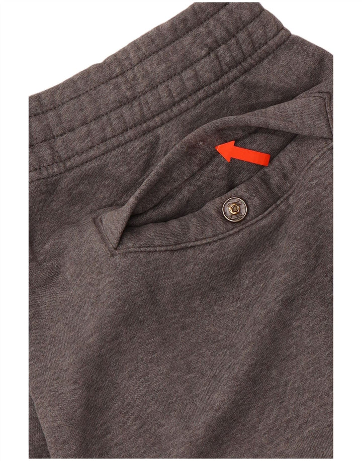 NIKE Womens Tracksuit Trousers Joggers UK 10 Small  Grey Cotton