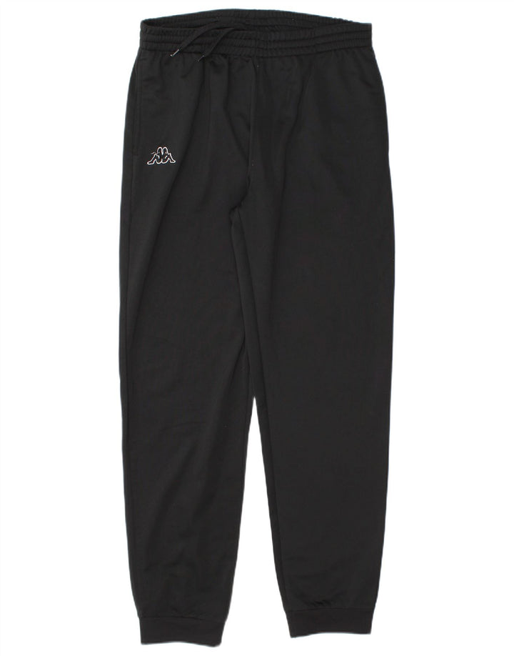 Kappa Mens Tracksuit Trousers Joggers Medium Black Polyester