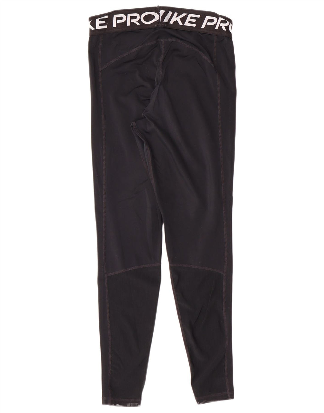 Nike Womens Dri Fit Graphic Leggings UK 12 Medium Black Polyester Sports