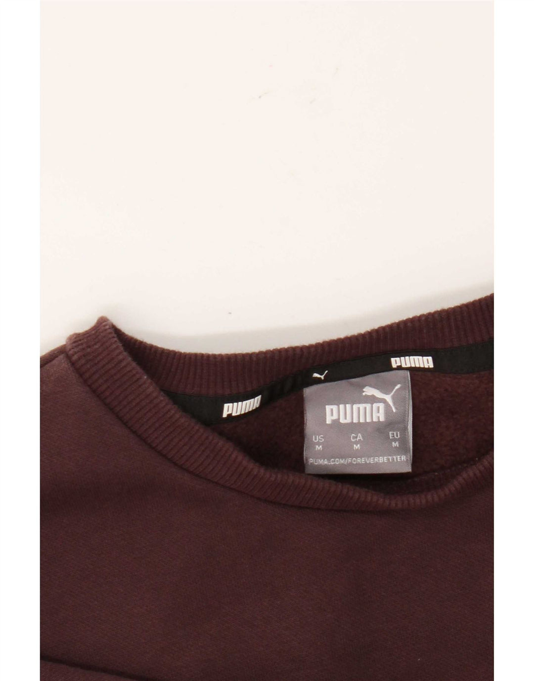 Puma Mens Graphic Sweatshirt Jumper Medium Brown