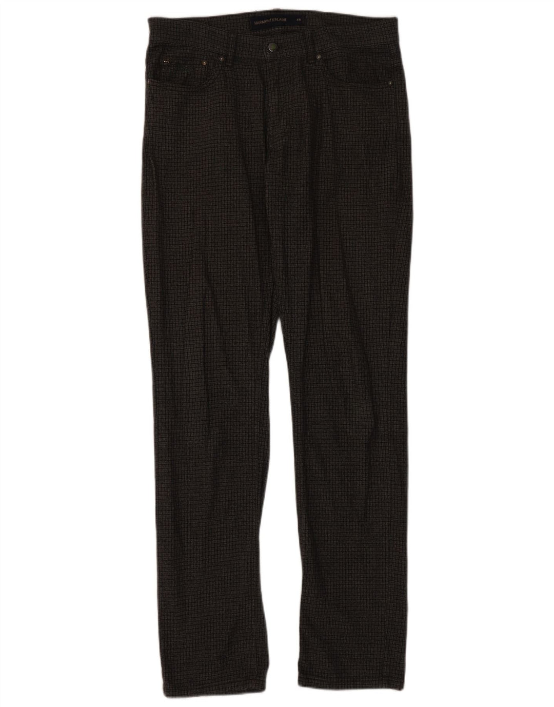 Harmont & Blaine Mens Casual Trousers IT 48 Medium W34 L34 Grey Check