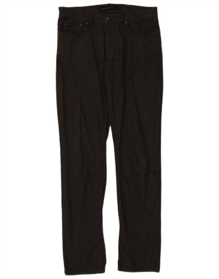 Harmont & Blaine Mens Casual Trousers IT 48 Medium W34 L34 Grey Check