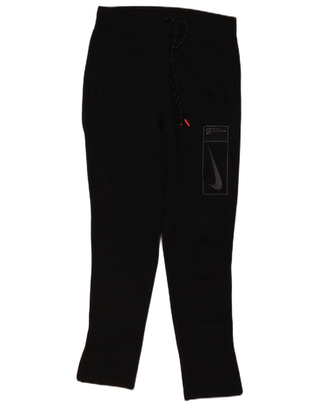 Nike Womens Tracksuit Trousers UK 6 XS Black Polyester