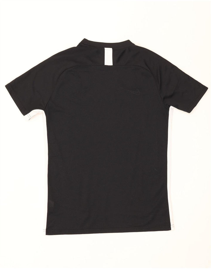Nike Mens Dri Fit T-Shirt Top Large Black Colourblock Polyester