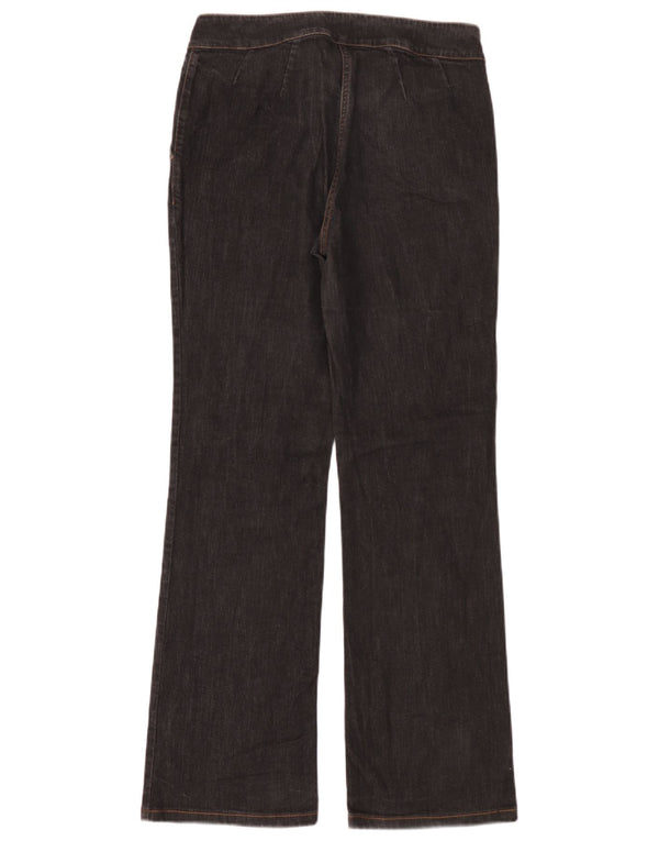 Trussardi Womens Bootcut Jeans W30 L32 Black Cotton