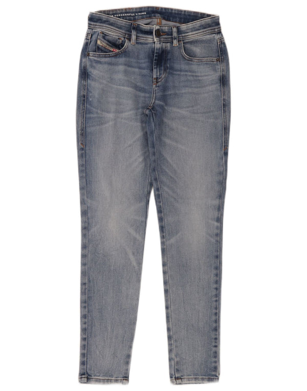 Diesel Womens Skinny Jeans W26 L28 Blue Cotton
