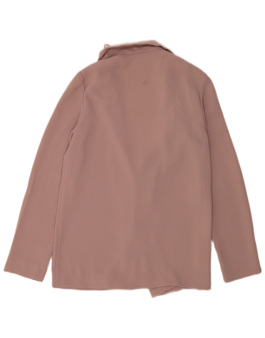Topshop Womens Open Blazer Jacket UK 8 Small Pink Polyester
