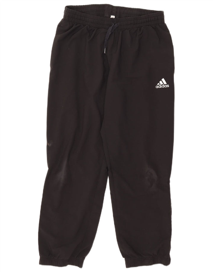 Adidas Mens Tracksuit Trousers Joggers Large  Black Polyester