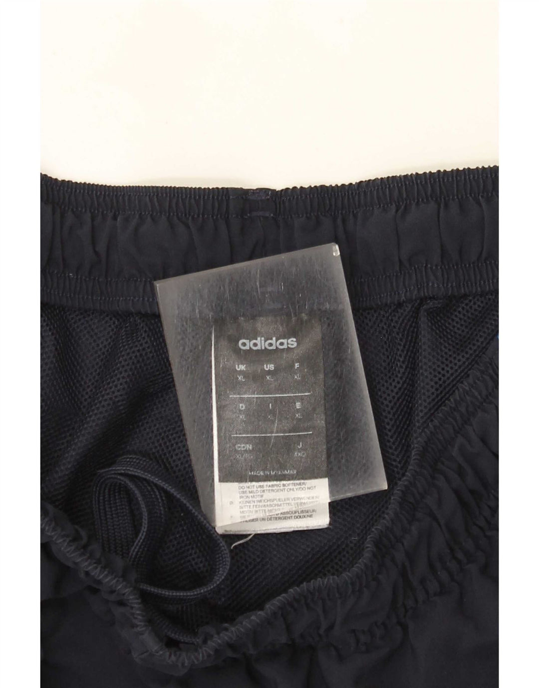 Adidas Mens Sport Shorts XL Navy Blue Polyester