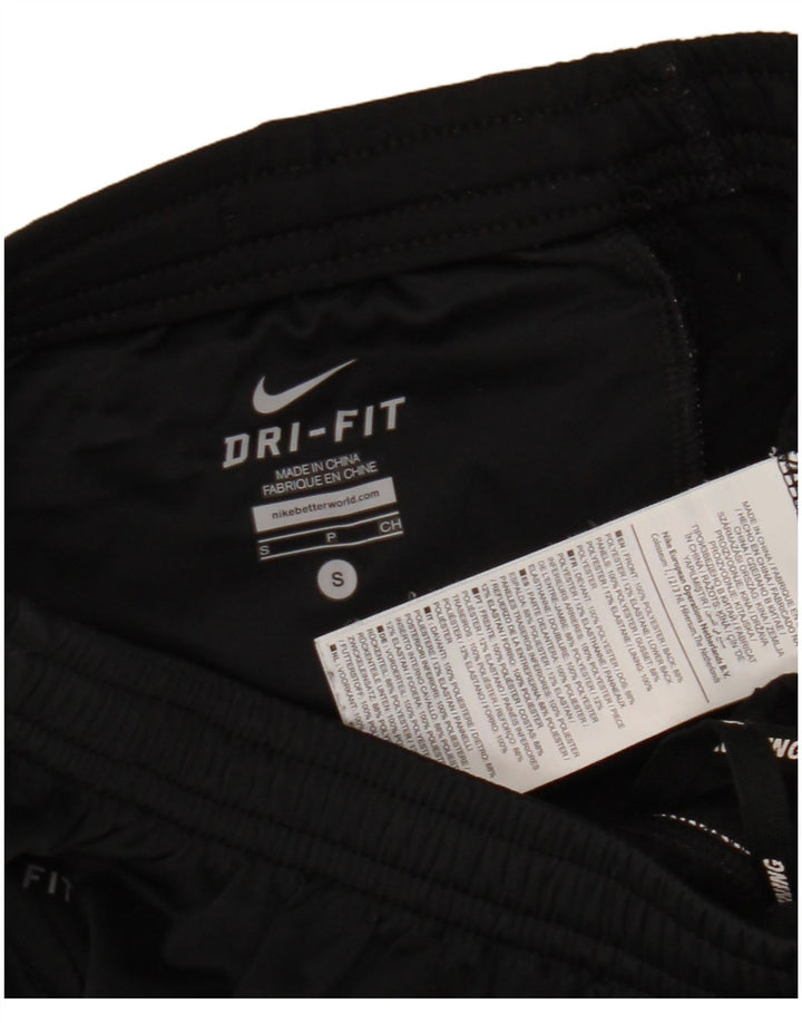 Nike Mens Dri Fit Tracksuit Trousers Small  Black Polyester