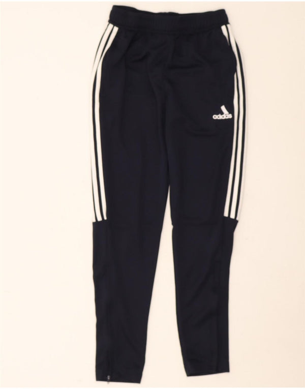Adidas Mens Aeroready Tracksuit Trousers Medium Navy Blue Polyester
