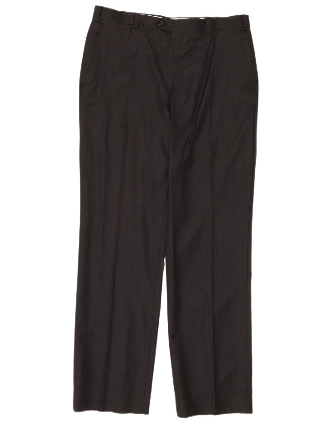 AQUASCUTUM Mens 2 Button 2 Piece Suit UK 40 Large W34 L32 Grey Wool