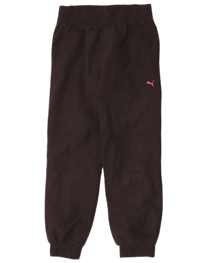 Puma Womens Tracksuit Trousers Joggers UK 12 Medium Black Polyester