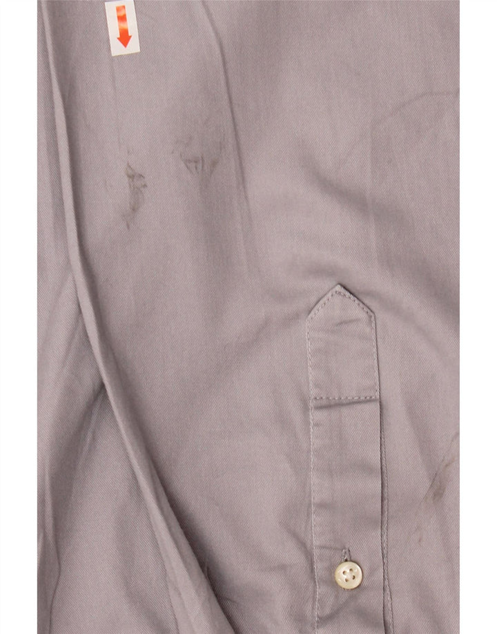 IZOD Mens Shirt 2XL Grey Cotton