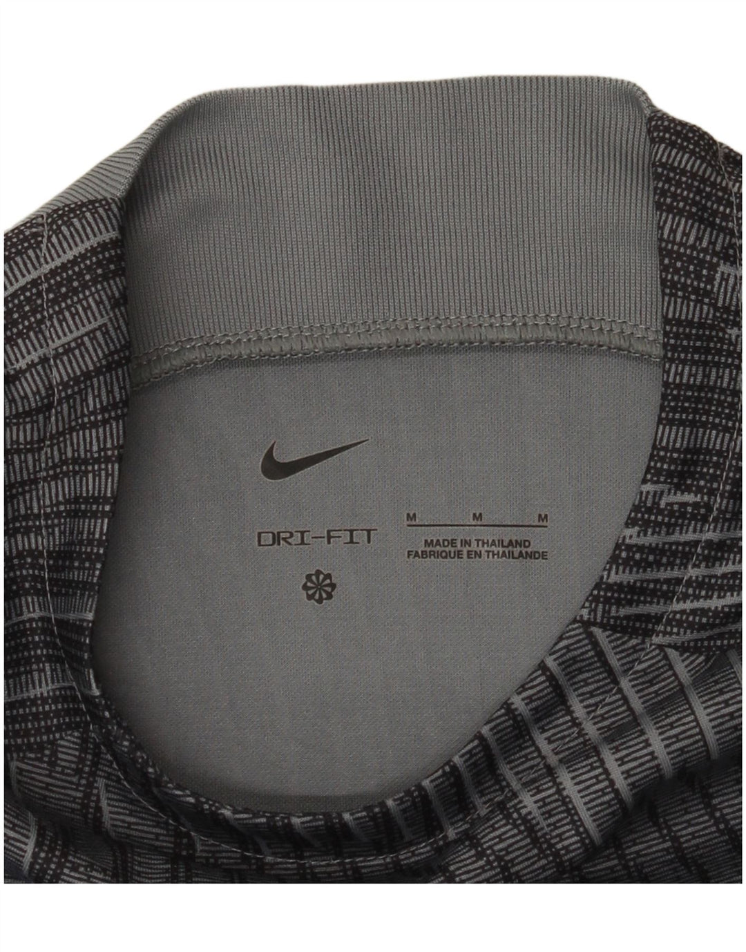 Nike Mens Dri Fit T-Shirt Top Medium Grey Camouflage