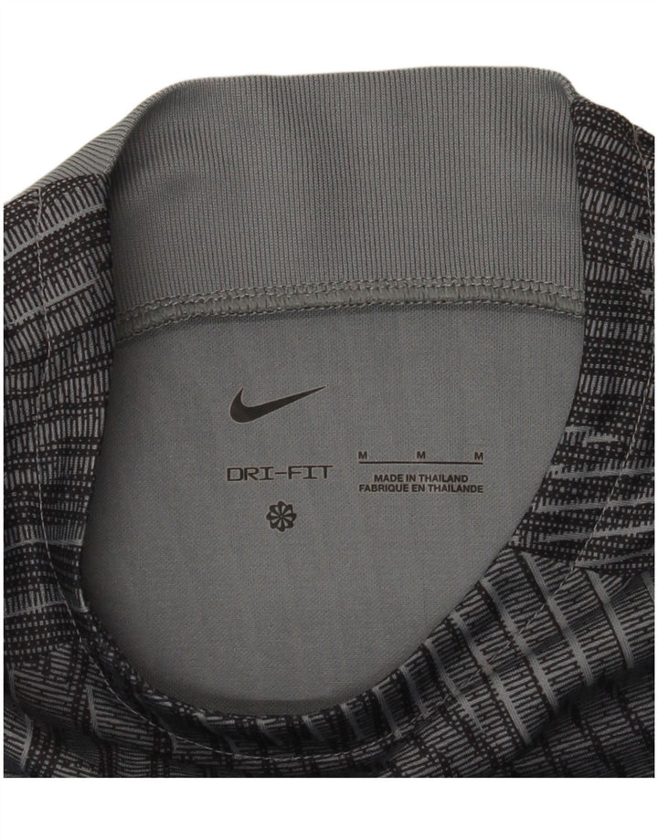 Nike Mens Dri Fit T-Shirt Top Medium Grey Camouflage
